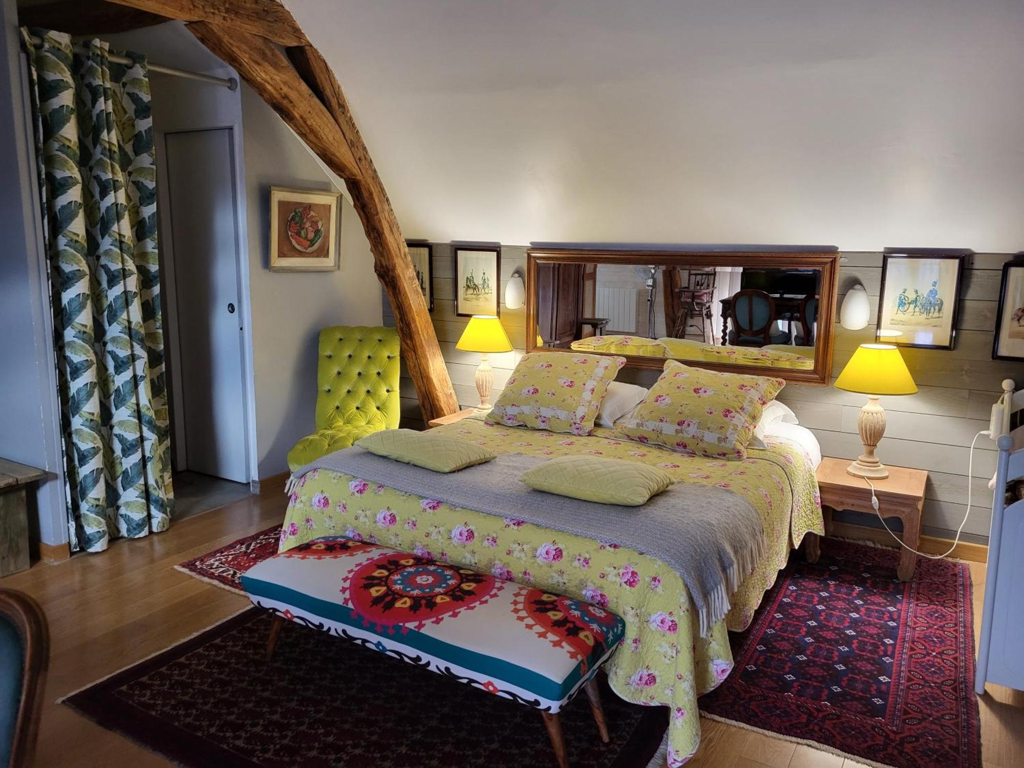 Les Glycines Bed & Breakfast Ury Екстериор снимка